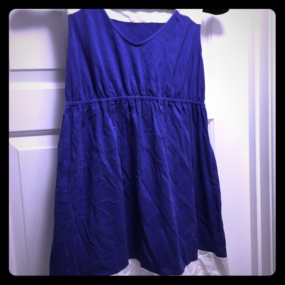 Loft V neck color block sundress